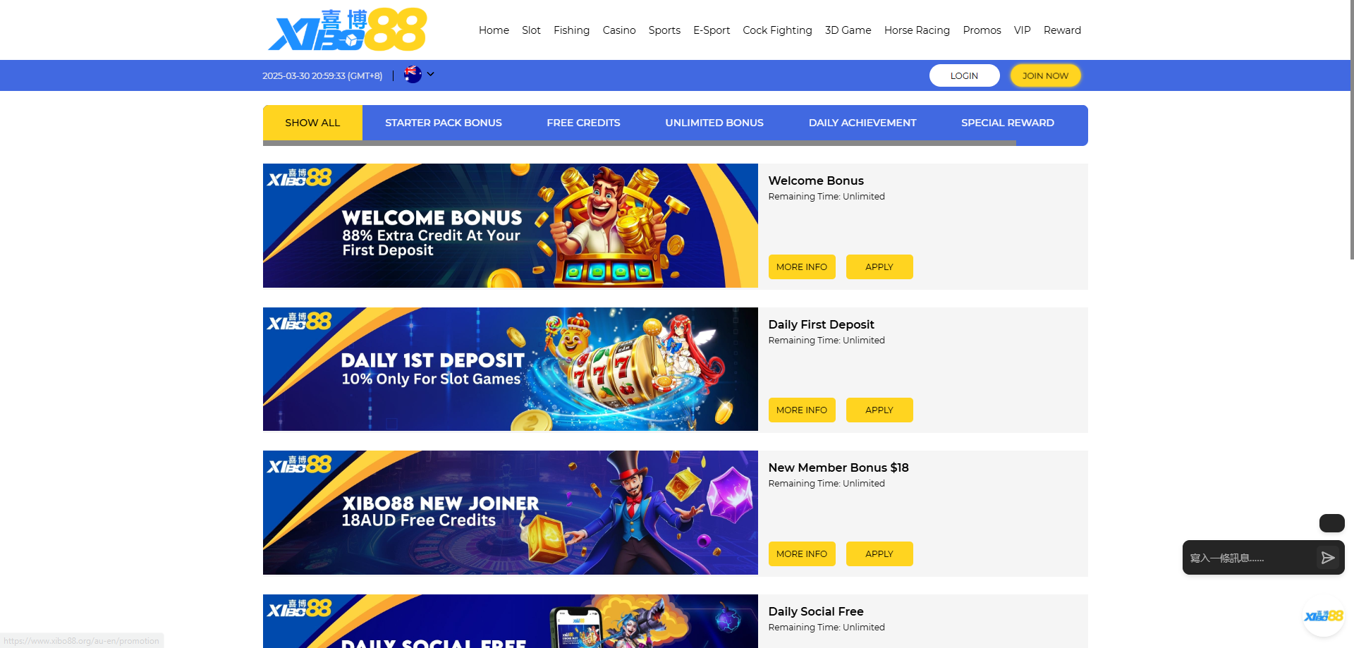 xibo88 casino Screenshot 3